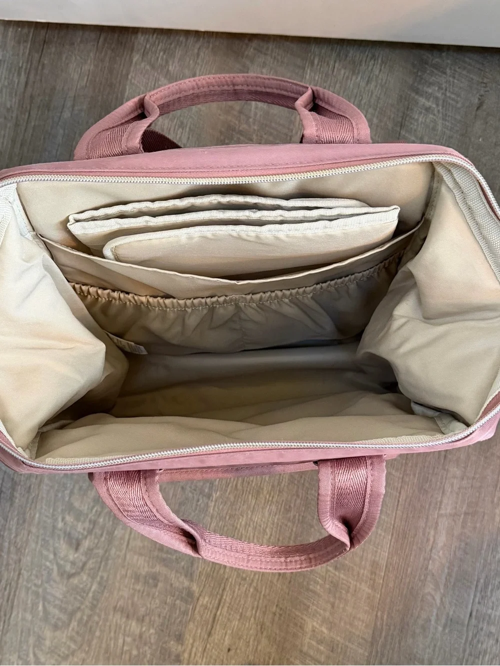 Skip Hop Dusty Rose Convertible Backpack Tote